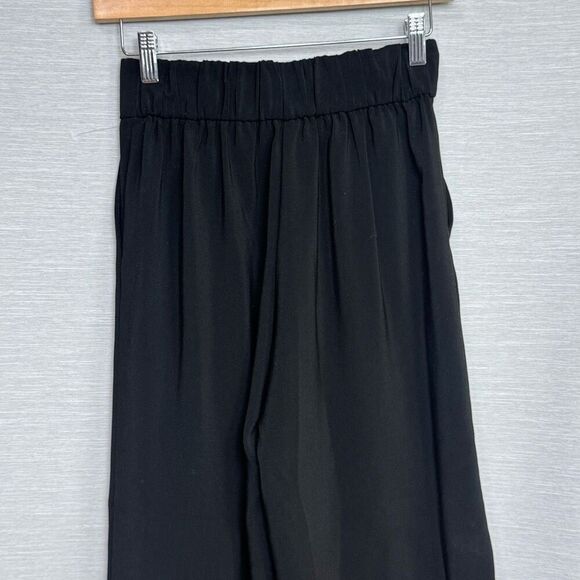 Zara Trf Wide Leg Trousers Size XS Ladies black - Picture 5 of 8